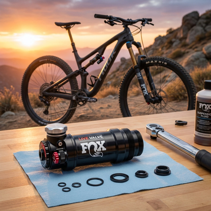 FOX Service Set Reservoir Assy 2017 Live Valve SH für Dämpferwartung. Hochwertiges Ersatzteil für Mountainbike Fahrwerk.