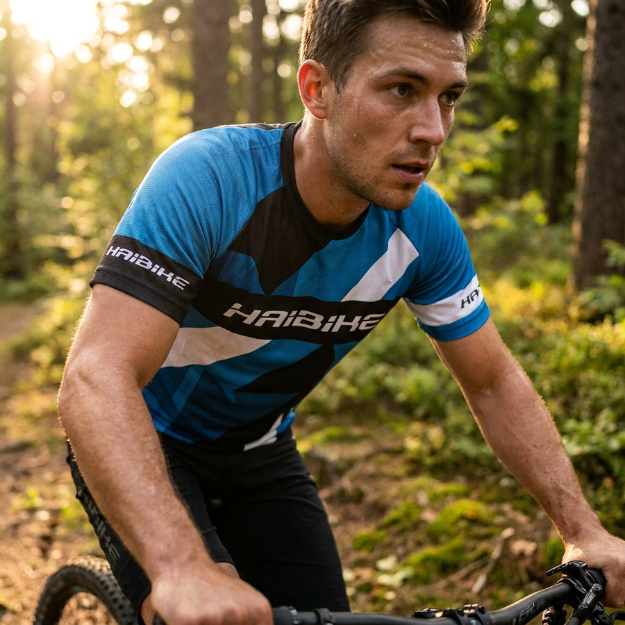 Haibike Winora Multi Bike T-Shirt. Sportliches Design für Fahrrad- und E-Bike-Fans. Atmungsaktiv, bequem. Ideal für Freizeit & Sport.