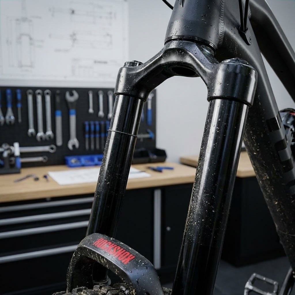 RockShox Gabel-Standrohr+BrückeCSU RS Domain2022+ DA27/29Boost,44Offs,DiBl,63OD, B1+