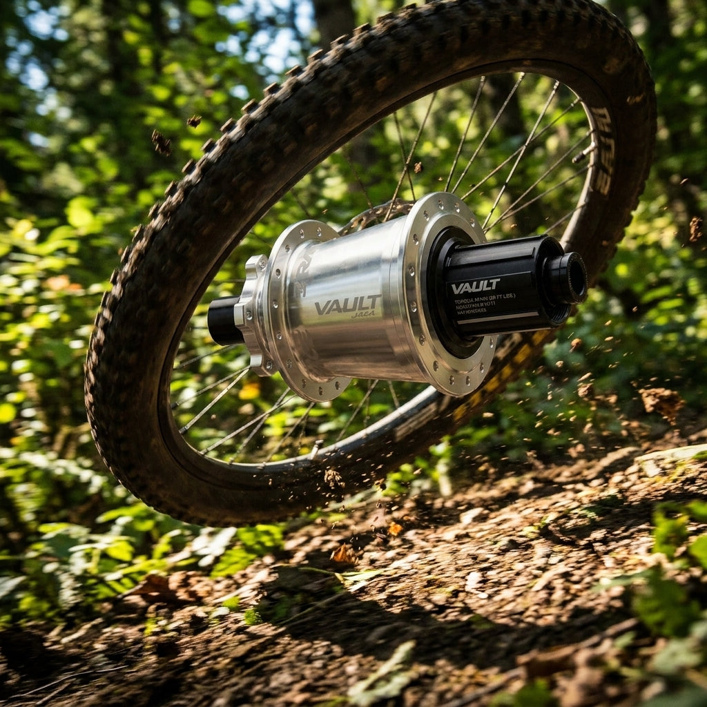 Race Face Vault Nabe, HR, 32 L., 148x12mm, SRAM XD, silber - High-Performance Hinterradnabe