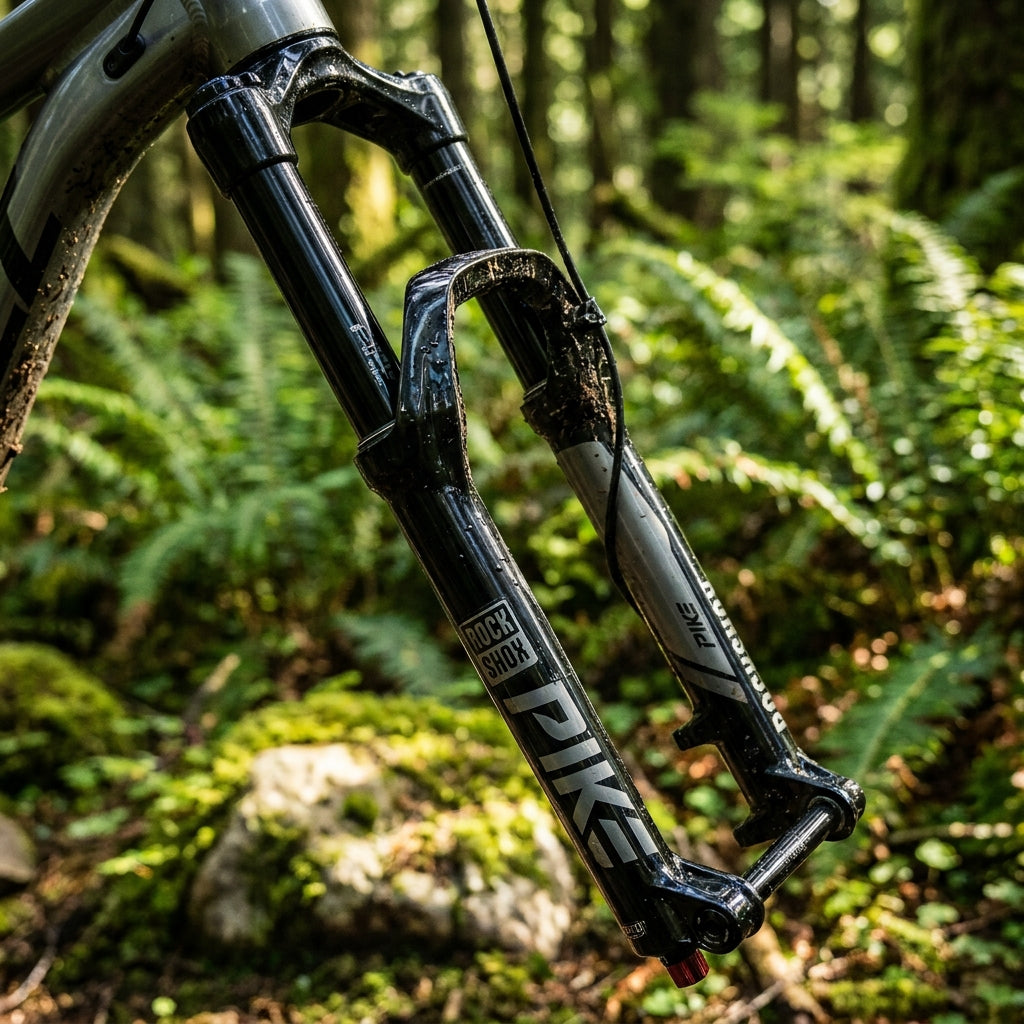 RockShox Pike C1+ Gabel CSU 27.5/29 Zoll Ano Black. Hochwertige Mountainbike Federgabel für optimale Trail-Performance.
