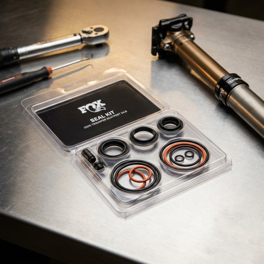 FOX Seal Kit 2025 Transfer 34.9 Dichtungsüberholung für Mountainbike Vario-Sattelstütze. Originalteile für Top-Performance und Zuverlässigkeit.