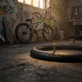 Continental Schlauch Conti Compact 20 wide 20x1.90/2.125" AV 40mm in Werkstatt mit BMX-Rad.