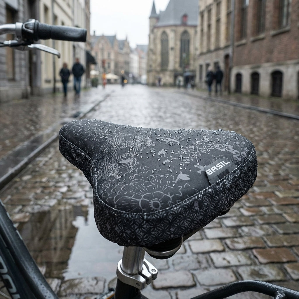 Basil Sattelüberzug Boheme saddle cover charcoal