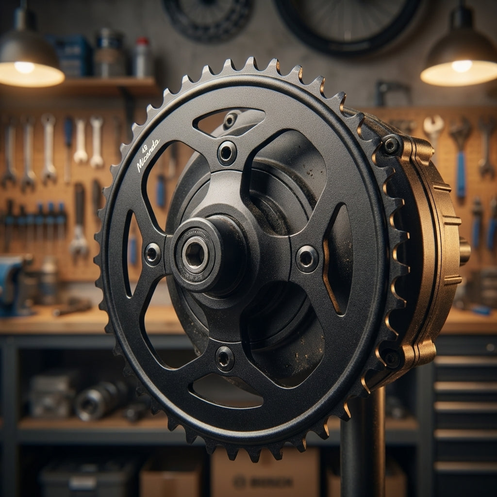 Kettenblatt Für Bosch Motor Gen1 Schwarz 48 Zähne Alu