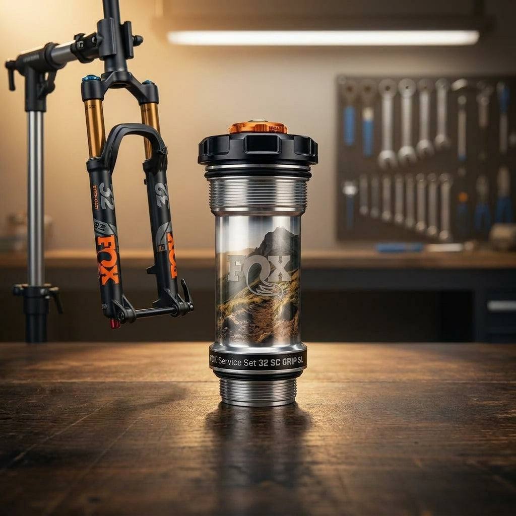 FOX Service Set 32 SC GRIP SL Kartusche für Federgabel Wartung. Neueste Version für präzise Dämpfung. Fahrradteile.