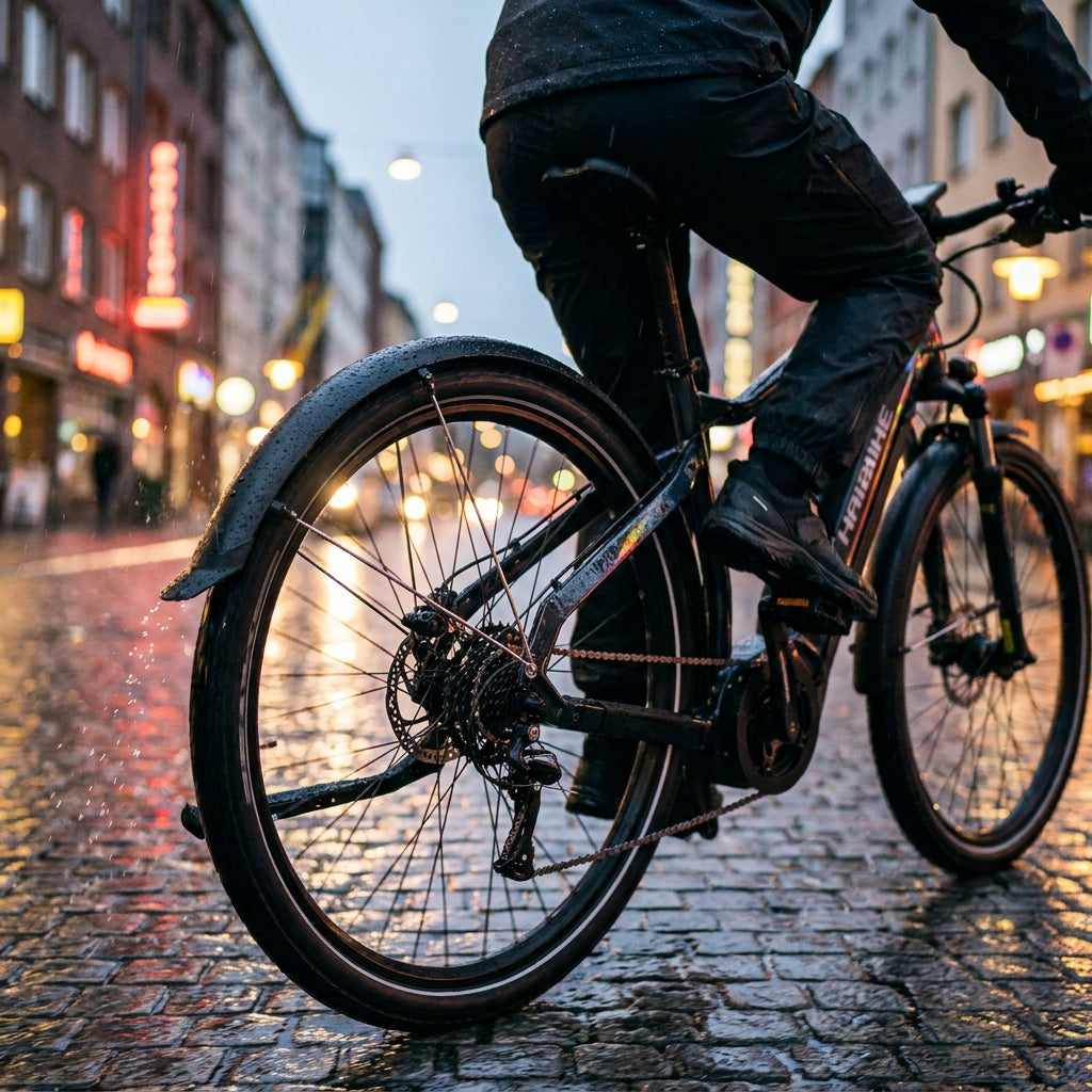 Haibike SKS Schutzblech Sduro Street 28 Zoll, mattschwarz, 53mm. Optimaler Spritzschutz für Haibike Sduro HardSeven.