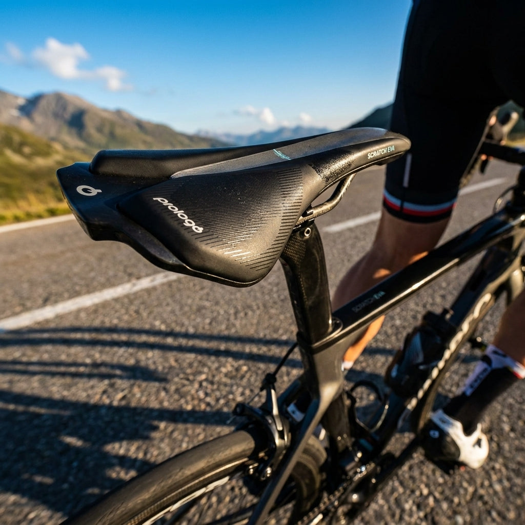 Prologo Scratch EVA 140 Rennradsattel schwarz. Komfortabler, leichter Unisex-Sattel mit EVA Foam für lange Fahrten und Rennsport.
