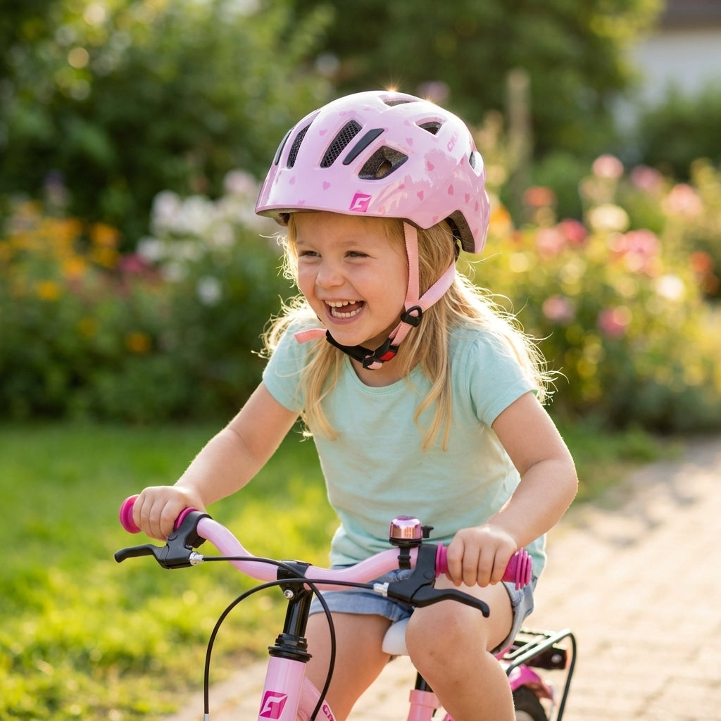 Cratoni Kinderhelm Maxster Kid Herz rosa glänzend XS/S 46 bis 51cm