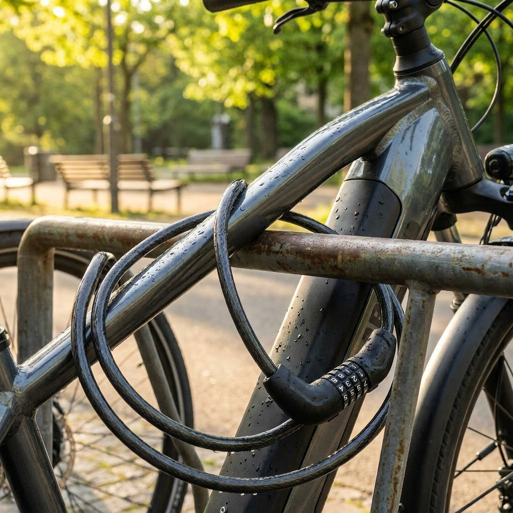 Abus Kabelschloss 6412C/85 BK Tresor: robustes Fahrradschloss für maximale Sicherheit und Diebstahlschutz. ABUS Qualität.