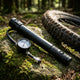 Crankbrothers Klic HV Handpumpe analoges Manometer inkl. Rahmenhalter Midnight Edition schwarz