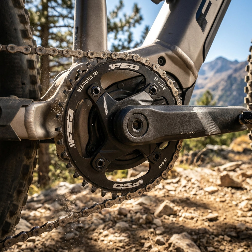 FSA Megatooth Kettenblatt 38 Zähne Direct Mount Bosch Gen4 - Stahl ohne Kettenschutz