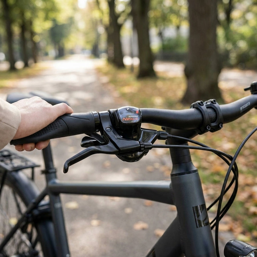 SHIMANO Nexus SL-7S50 Schalthebel für 7-Gang Nabenschaltung am Fahrradlenker.