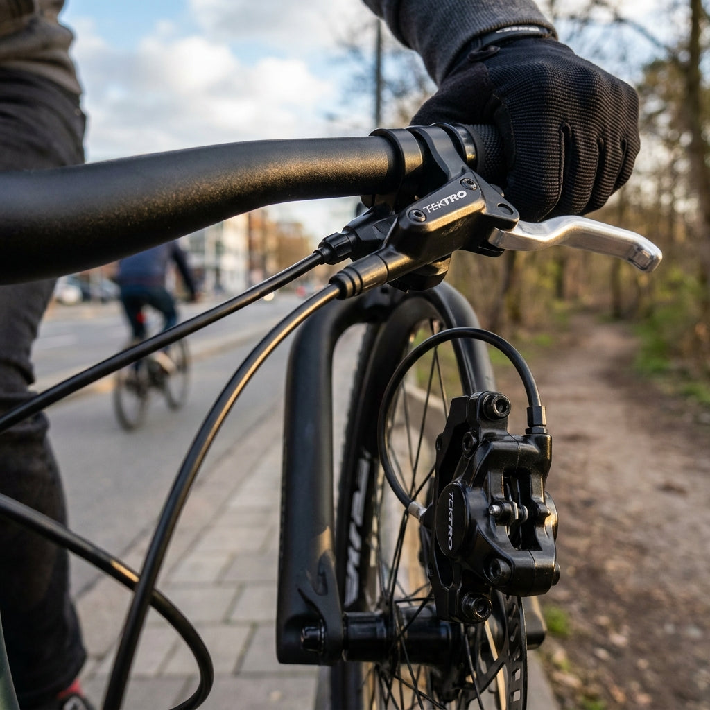 Scheibenbremse Tektro HD-T280 HR, rechts, 1900mm, 3-Finger, 2-Kolben