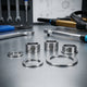 FOX Mounting Hardware Kit Crush Washer SS 10 mm, 49,78 mm - präzise Dämpfermontage