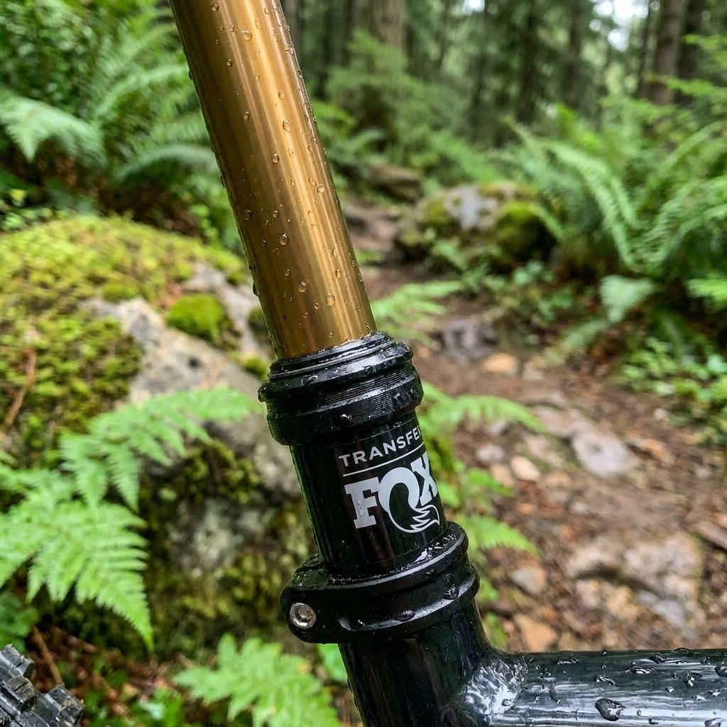 FOX Transfer Upper Post Kashima 30.9/31.6 180mm für Mountainbike Sattelstütze. Präzises Ersatzteil für geschmeidige Funktion.