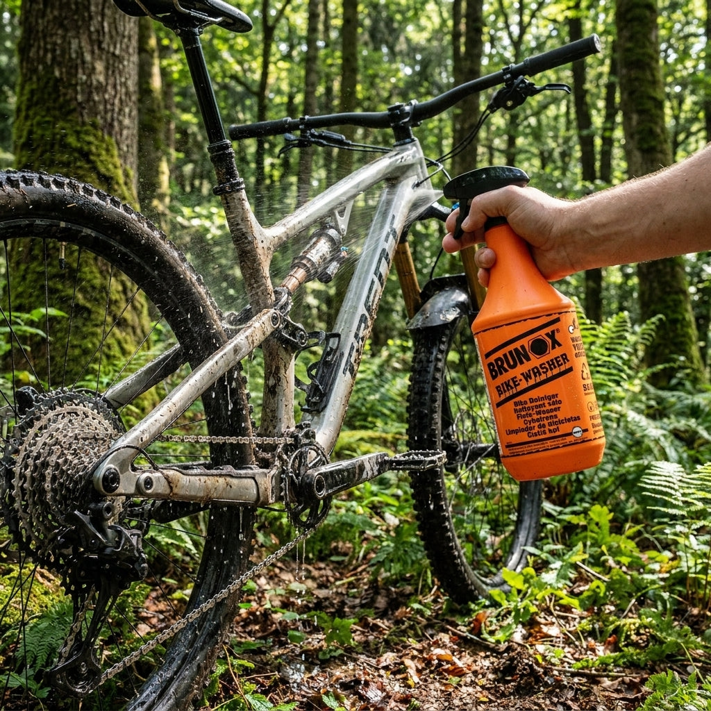 Brunox Fahrradreiniger Bike-Washer 1000ml Sprühflasche. Umweltfreundliche und gründliche Fahrradpflege für alle Materialien.