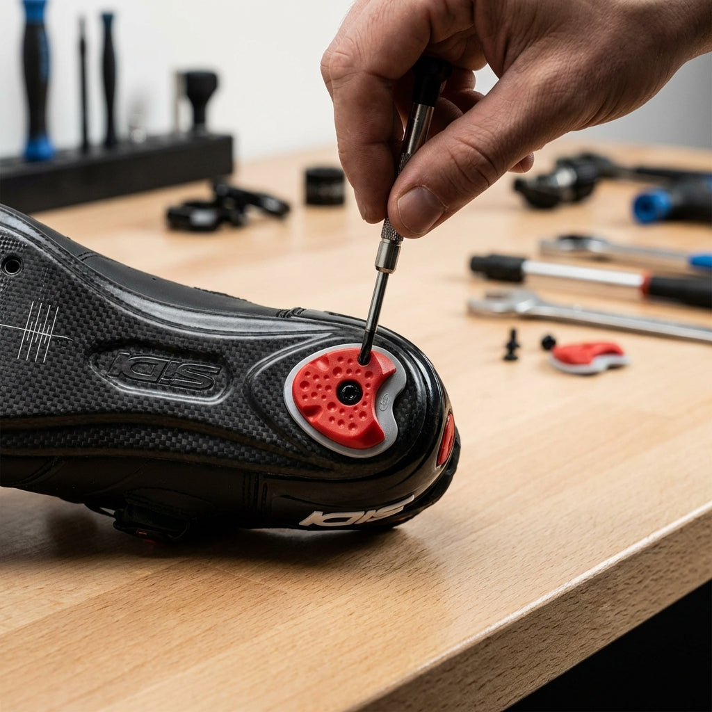 Austauschabsatz Replaceable Heel Pad Unisize Rot - Ersatz Für Rennradschuhe