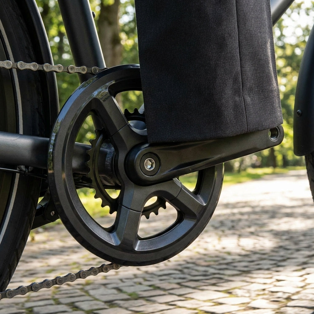 SHIMANO Kettenschutzring 48 Zähne FC-TX801 für Trekkingräder und Citybikes. Schützt Kette und Kleidung zuverlässig.