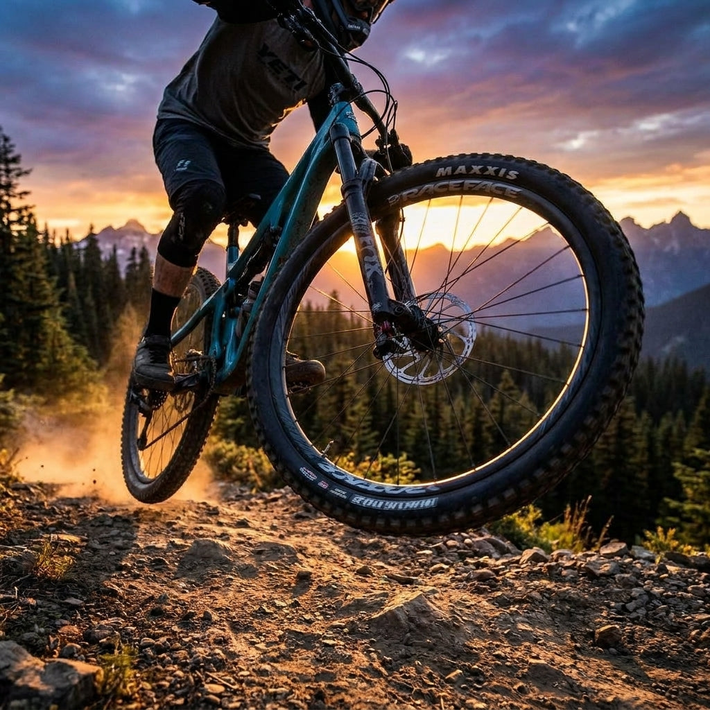 Race Face Era SL Carbon Laufrad VR, 29", 110x15mm, 6-Loch, schwarz - leichtes Enduro-Frontwheel