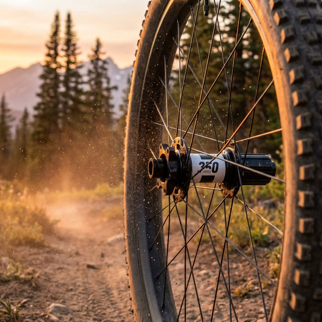 DT Swiss Nabe MTB VR 350 Classic Schwarz. Zuverlässige 28-Loch Frontnabe für anspruchsvolle Trails und Touren.