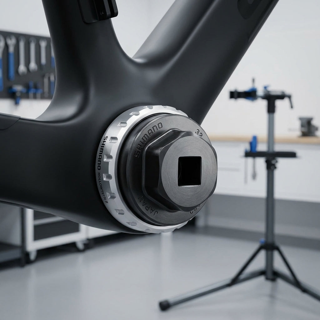 SHIMANO TL-FC33 Adapter FC-M760/7800 - Präzisionswerkzeug für Hollowtech II Innenlager am Rad.