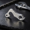 XLC Schaltauge DO-A20 aus Silber Aluminium für MTB und Rennräder präzises Ersatzteil für Fahrradschaltung