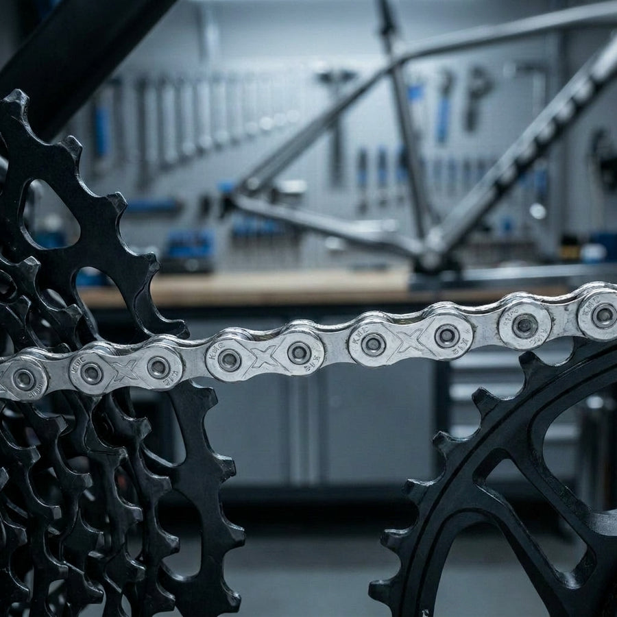 KMC X12 WAXED 12-fach Fahrradkette. Präzisions-Kette gewachst für geringe Reibung, Langlebigkeit und knackiges Schalten.