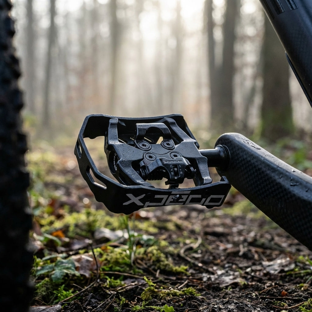 Pedal Clipless Milo Schwarz/schwarz 9/16 Zolll Xcf13ac