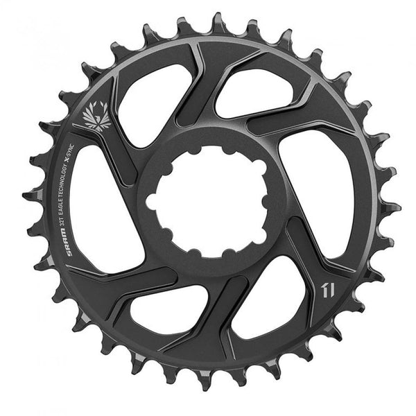 Duplette Kettenblatt Sram X-Sync2 Eagle Boost 34 Z.,sw,Stahl,offset 3mm,DM,11/12-f.