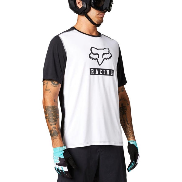 FOX RANGER SS JERSEY BLOCK Jersey white Größe M