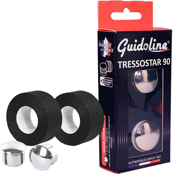 Velox Lenkerband TRESSOSTAR 90 Karton mit Stopfen Baumwolle schwarz