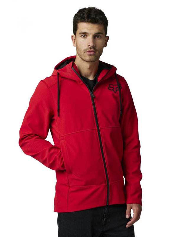 Fox wasserdichte Softshell-Pitjacke Flame Red Größe L