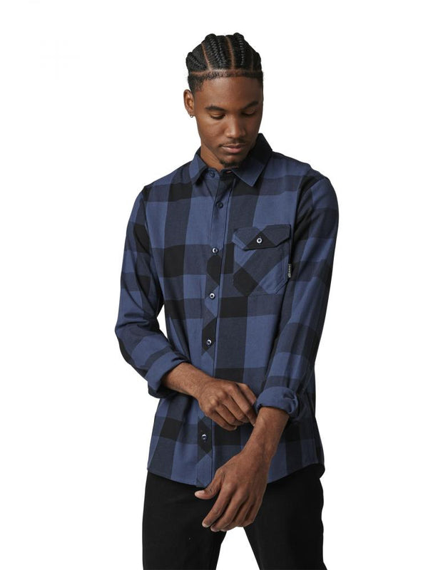 FOX VOYD 2.0 FLANNEL Deep Cobalt Größe XL