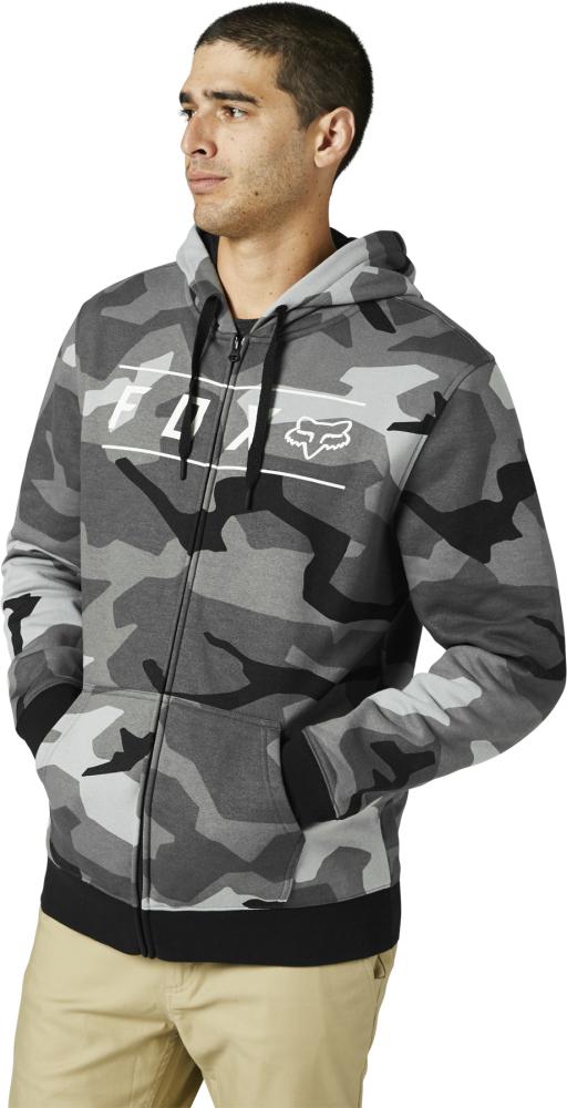 Fox Pinnacle Camo ZIP Fleece Basic Black Camouflage  Größe L