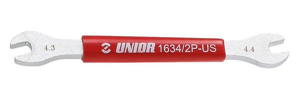 Unior Doppel-Speichenschlüssel 4,3 und 4mm 1633/2P-US