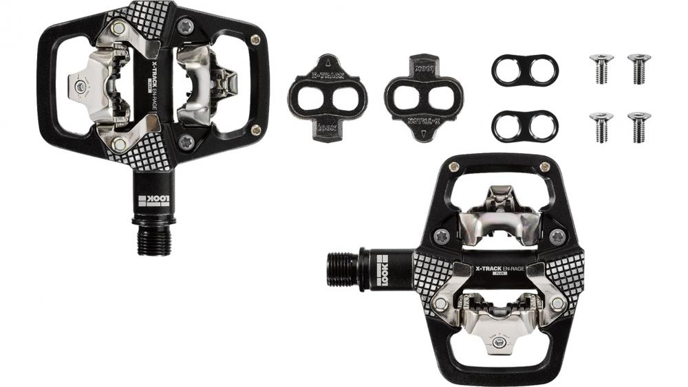 LOOK X-Track EN-Rage+ Trail-/Enduro Klickpedal schwarz - 67 mm Plattform, 664 cm², geschmiedetes Aluminium, SPD kompatibel