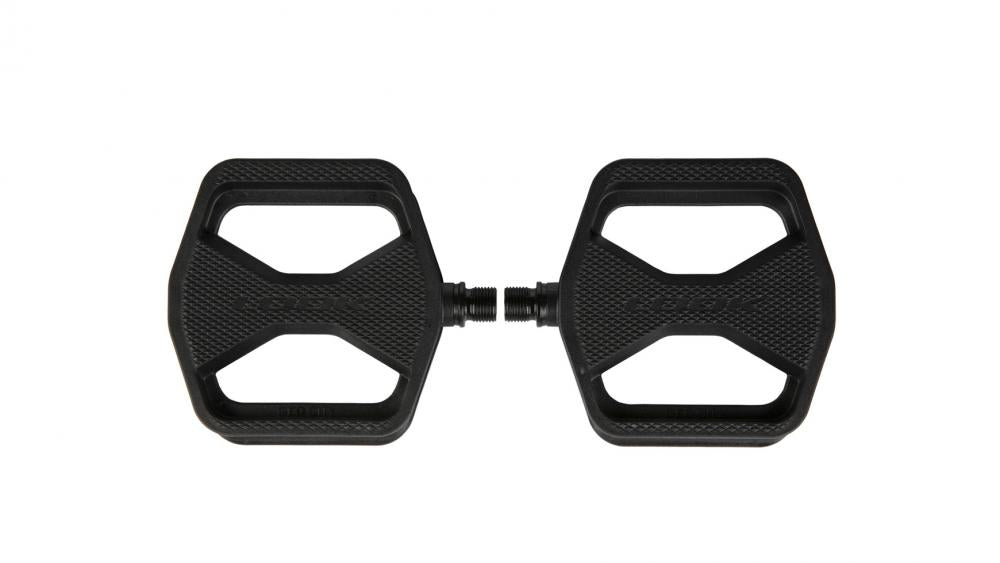 Look Geo City Plattformpedale Schwarz, 110×107 mm Composite Body, Chromoly Achse, E-Bike geeignet