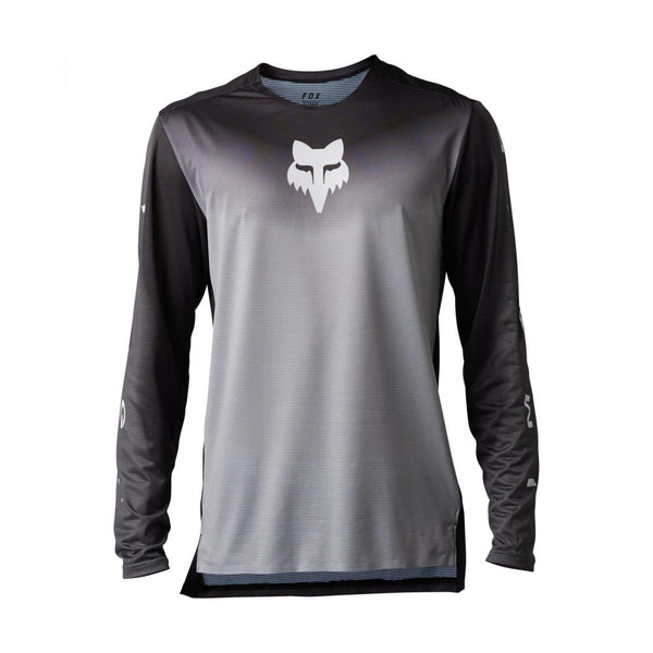 Fox langärmliges Jersey Flexair Novah Steel Gray Größe XL