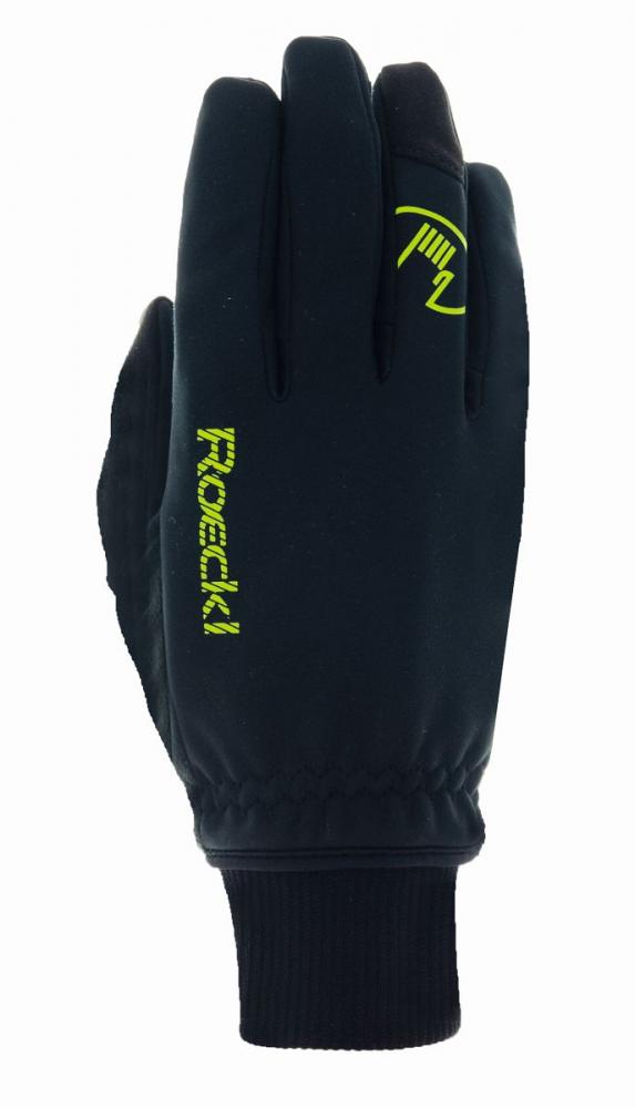 Roeckl Winterhandschuh Rax Jr schwarz gelb Größe 7