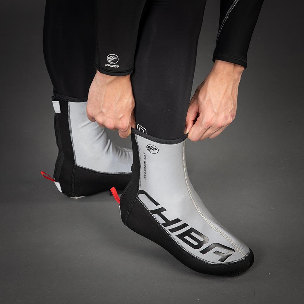 CHIBA Thermo Neopren Überschuh - wasserdicht, winddicht, atmungsaktiv, Größe M, schwarz