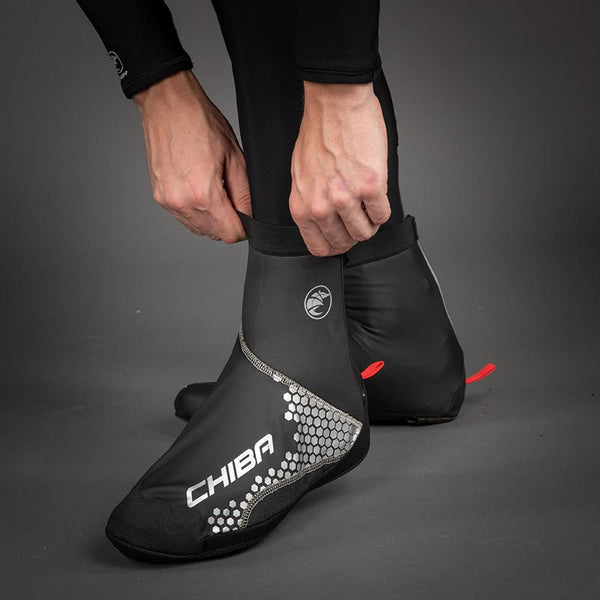 CHIBA MTB Überschuh - XXL, wasserdicht, winddicht, atmungsaktiv, schwarz