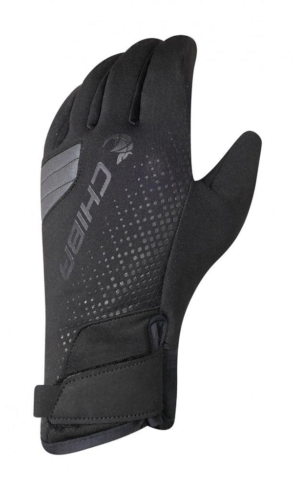 CHIBA BioXCell Warm Winter - wasserdichte Winter-Radhandschuhe mit Gelpolsterung, schwarz, XL