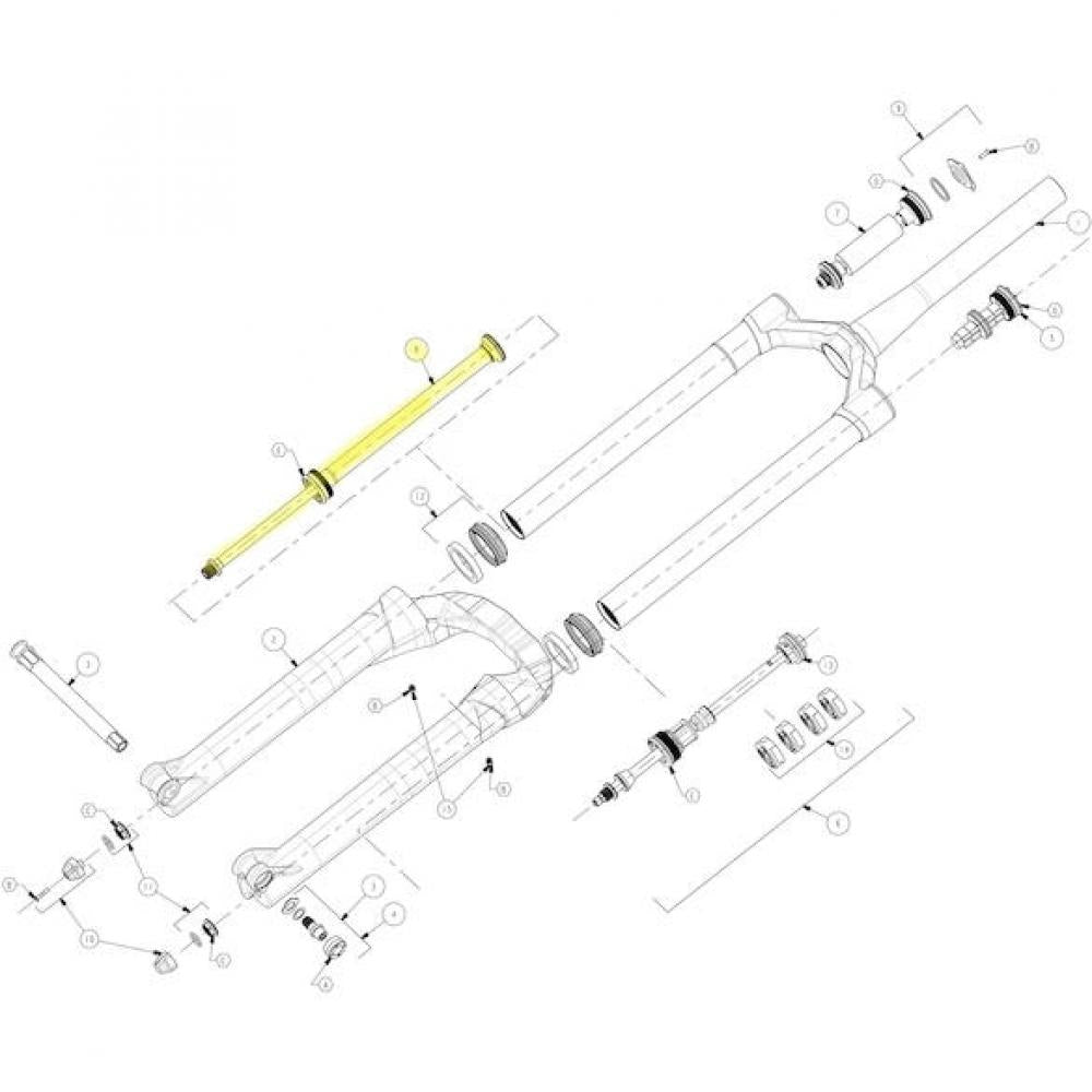 Manitou Zugstufe für Mattoc Expert 27,5/29 Zoll Schwarz - präzise Dämpfungsanpassung