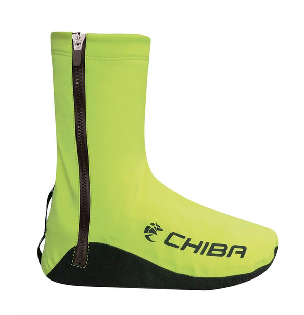 CHIBA Softshell Überschuh - wasserdicht, atmungsaktiv, neongelb, Größe L