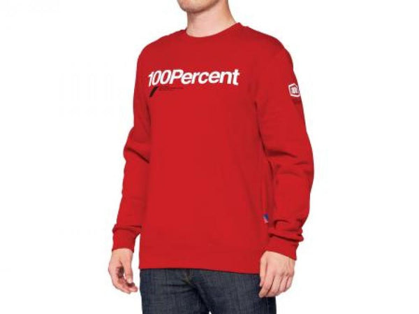 100% Manifesto Crewneck Sweatshirt Chilli Pepper L