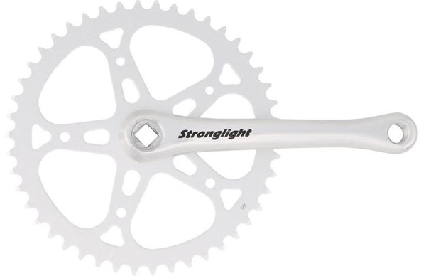 Stronglight Kurbelgarnitur 1Fach 46 Zähne 170mm silber