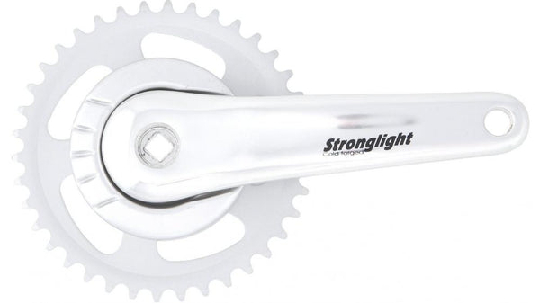 Stronglight TWIN Kurbelgarnitur 170 mm 38Z silber