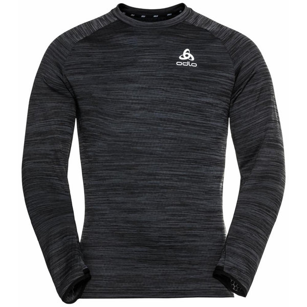 Odlo Men Mid Layer Run Easy black melange Größe L