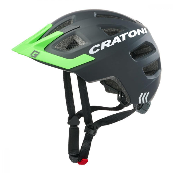 Cratoni Kinderhelm Maxster Pro Kid schwarz neongrün matt XS/S 46 bis 51cm